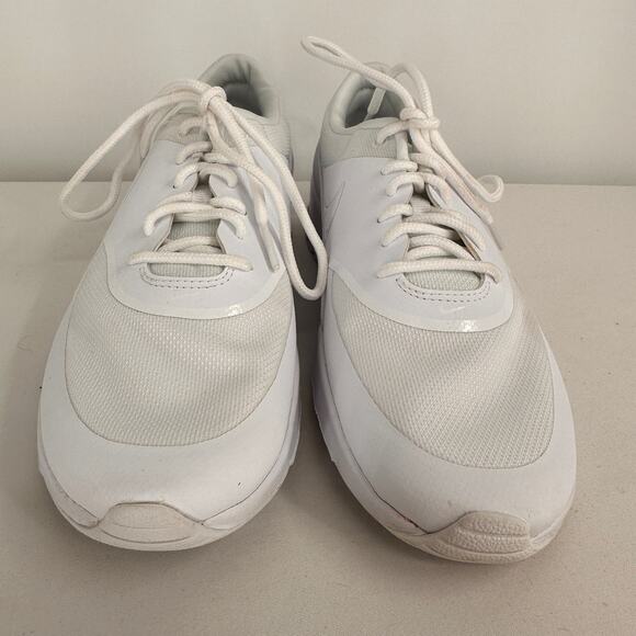 Nike Air Max Women's Thea Triple White Sneakers Size 9.5 - Picture 7 of 11